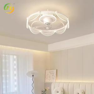 Wholesale SENKAI French Cream Style Bedroom Lamp Creative Ceiling Fan Lamp Warm And Romantic Master Bedroom Study Fan Lamp from china suppliers
