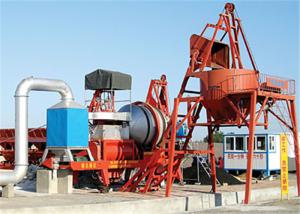 Wholesale 63.5KW Oil Burner Hot Asphalt Mixing Plant 1000kgs Feeder Hopper Capacity CE / SGS / ISO9001 from china suppliers