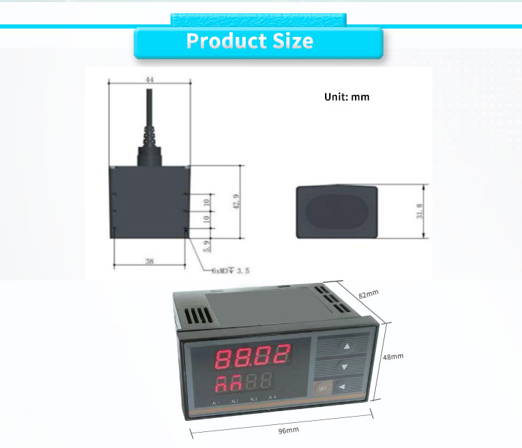 Customized UBJG-05Y Mini Laser Distance Meter Sensor with Digital Display from UNIVO
