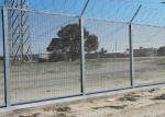 PVC Coating 75x12.5mm Anti Climb Security Fencing For Prison