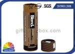 CMYK Printing Round Kraft Paper Packaging Tube For Cosmetics / Skincare Products