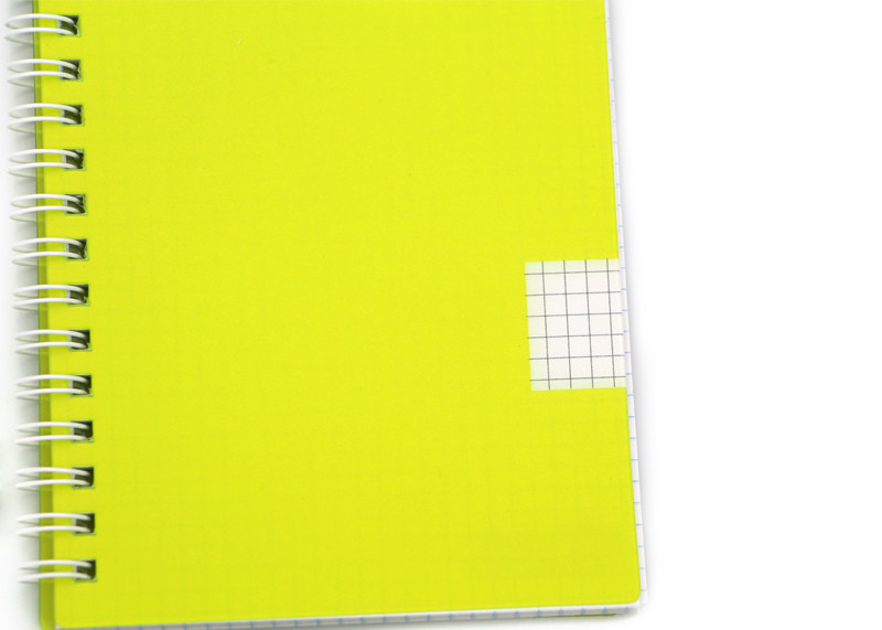 Custom double Spiral Bound Printing Service plastic Hard Cover