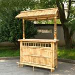 Indoor Outdoor Tropical Cabana Party Bamboo Tiki Bars With Counter Bamboo Chair