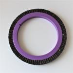 Stenter Machine Parts Stentex Finishing Machine Brush Wheel 122mm Dia Black Pig