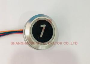 China Elevator DC24V Lighted Waterproof Piezo Lift Push Button Switch Elevator Parts on sale