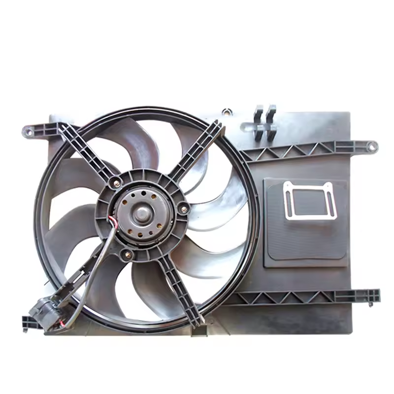 Chevrolet LOVA 2008-2012 Car Water Tank AC Condenser Electric Engine Cooling Radiator Fan Assembly