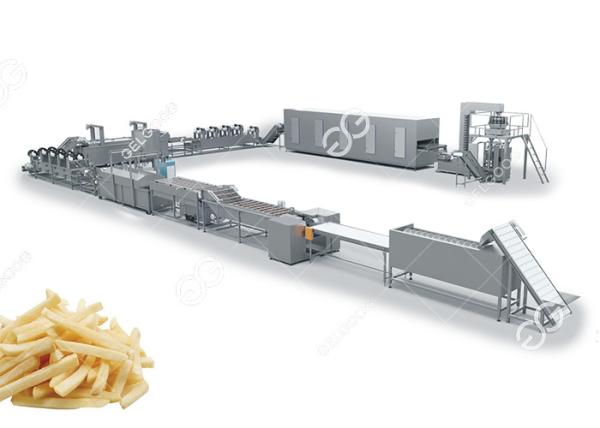 Customizable Factory Fully Automatic Frozen French Fries Production Line Potato