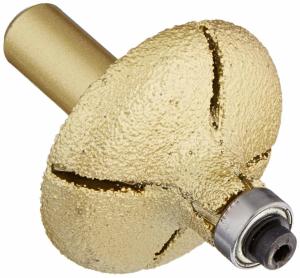 Wholesale 3/4 Inch OG Brazed Router Bit Diamond Profile Wheel 1/2-Inch Shank For Tile / Glass from china suppliers