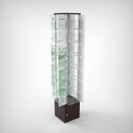 Wholesale Greeting Card Rack Floor Metal Acrylic Gift Card Display Stand