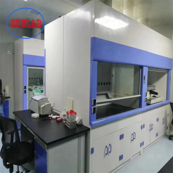 OEM Chemical Proof FRP Chemistry Perchloric Acid Fume Hoods For School Clean