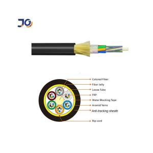 Wholesale Self-Supporting ADSS Fiber Optic Cable 24 48 Core Fiber Cable For Overhead from china suppliers