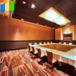 Top Hung Sound Proof Partitions Folding Wooden Dividers Acoustic Movable