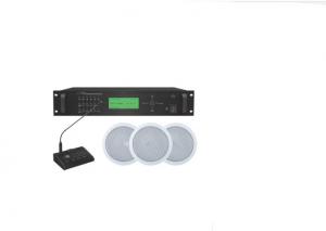 China 10 Zones Paging Best PA Sound System , PA Music System With 192*64 LCD Display on sale