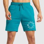 Bermuda Gym Sports Workout Shorts Running Sweat Fitness Jogger Printed Logo