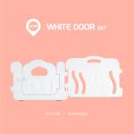 Small Door Shape Kids Play Yard Baby Safety Plastic Actively Playpen