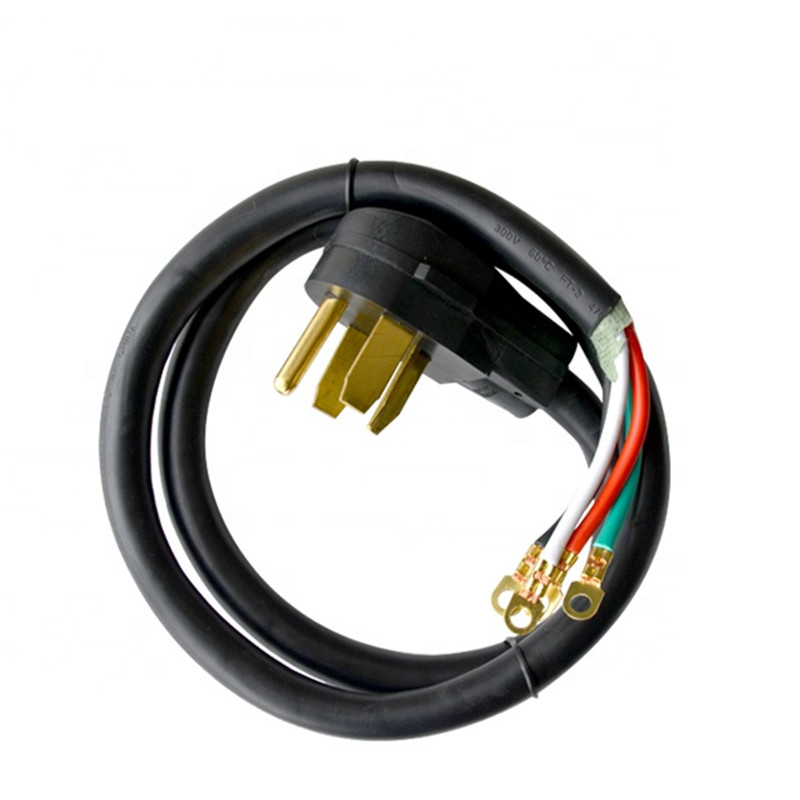 DC-001 30A Dryer Power Cord 4 Wire For Conductivity