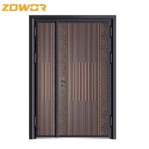 Wholesale 90mm Modern Iron Door Gate Design Double Steel Security Doors from china suppliers