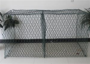 Wholesale Green PVC Coated Gabion Mesh Basket For River Bank Protection from china suppliers