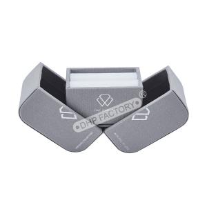 Wholesale Durable Gift Ring Jewelry Box With Double Door Open Fabric Covered from china suppliers