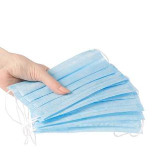 Wholesale Safety Medical Mouth Mask , 3 Ply Antibacterial Medical Mask 95% BFE from china suppliers