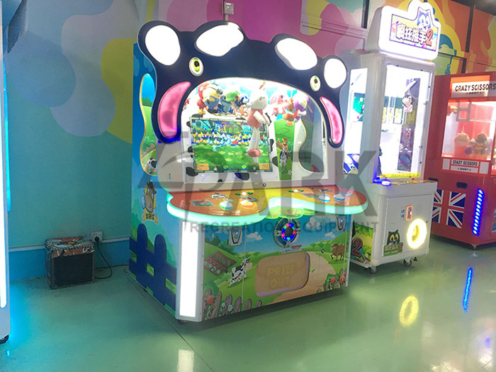 Supermarket Electronic Crane Game Machine , Catch Crane Toy Claw Machine