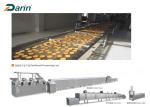 Humam / Pet Eating Short Dog Biscuit Making Machine Semi Hard Biscuit Production