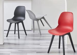 Wholesale 51cm 81cm Coloured Plastic Dining Chairs Waterproof Apple Chair from china suppliers