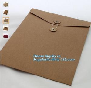Wholesale Customized logo paper envelope for plastic card from China supplier,Customized Kraft Paper Antique Envelop Mailer Envelo from china suppliers