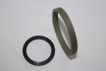 Press Filled PTFE oil guide ring gasket for shock absorber rod guide