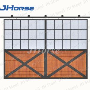 Wholesale Bamboo wood painted equestrian Economy large horse Stable Fronts from china suppliers