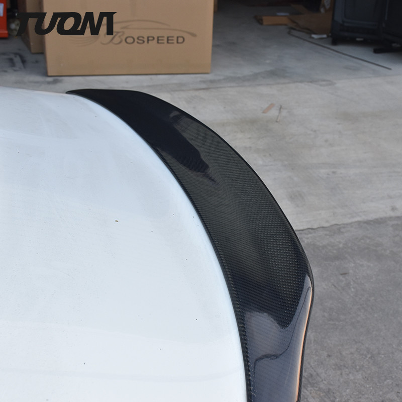 Single Deck Carbon Fiber Auto Spoiler Rear Trunk Wing Car Spoilers For Audi A3 S3 Sedan