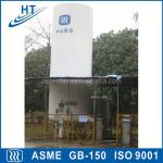 vertical cryogenic liquid oxygen tank