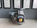 Stainless steel three-way diverter valve for pneumatic conveying of powder or