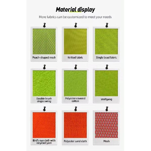 Strip Mesh Fabric Construction Security Safety Reflective Vest