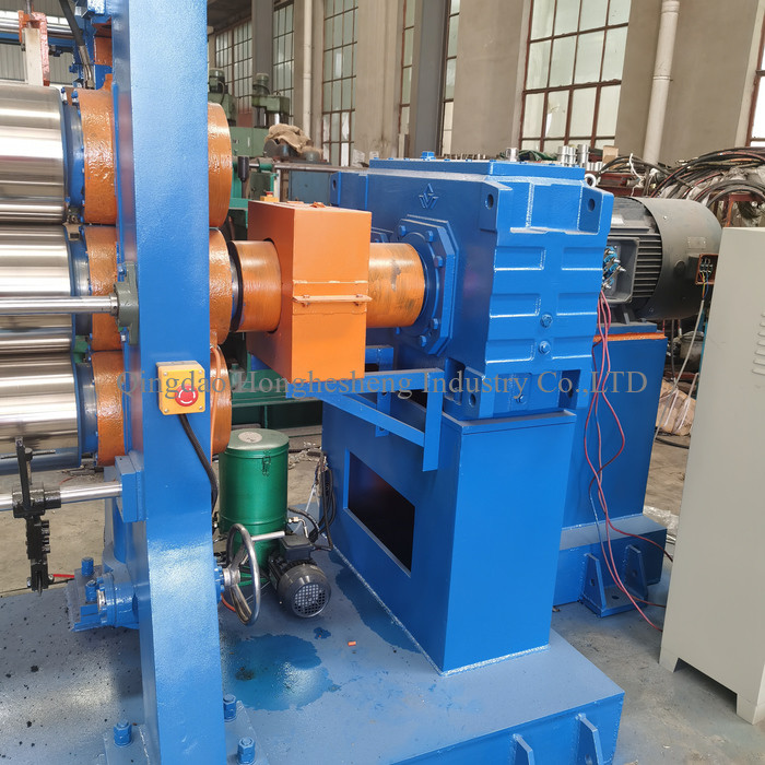 3 Rolls Rubber Calender Machine For Making Rubber Coating / Rubber Sheet