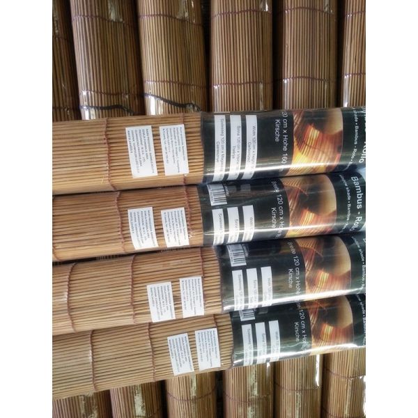 Professional Bamboo Rolling Curtains Natural Dyed Color Insect Resistant