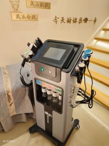 Wholesale 8 In 1 Beauty Salon Commercial Equipment Facial Vertical Stand Microdermabrasion Diamond Aqua Peeling Facial Machine from china suppliers
