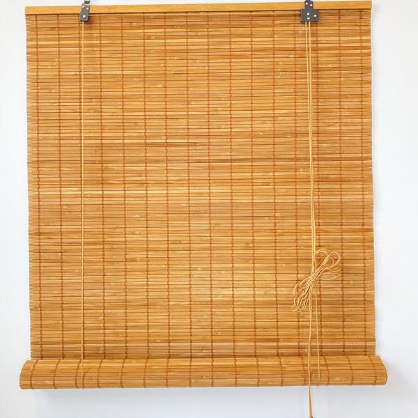 Woven Roman Bamboo Mat Rolling Curtain Easily Installed Shutter Outdoor 180