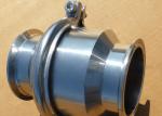 Durable 3A A270 Sanitary Non Return Valve / Ball Check Valve Stainless Steel