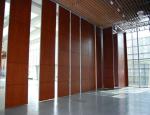 Acoustic Wooden Folding Partition Wall , Aluminum Banquet Hall Room Dividers