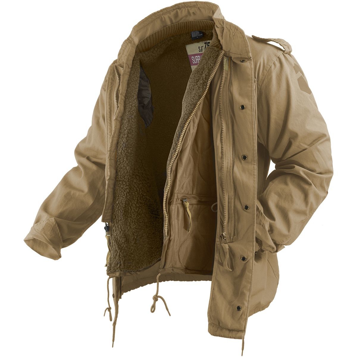 Cold Weather Polyester US Army M65 Field Jacket Outdoor Tactical M-1965 Rip Stop