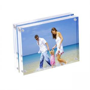 Wholesale PMMA Custom Acrylic Fabrication Floating Acrylic Box Frame Acrylic Picture Frame from china suppliers
