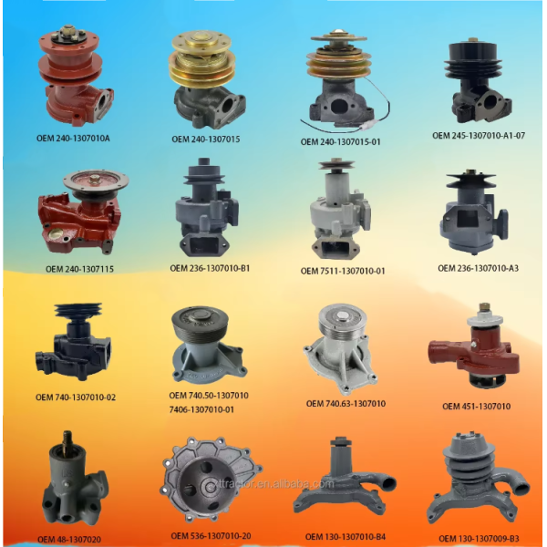 245-1307015-01 water pump Д-245.7Е3 (ГАЗ) с эл/муфтой 24В (Евро-3)