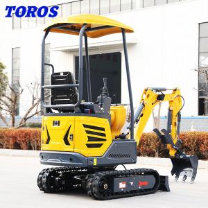 Wholesale 1.2 Tonne Farmland Hydraulic Small Tracked Excavator Power Saving from china suppliers
