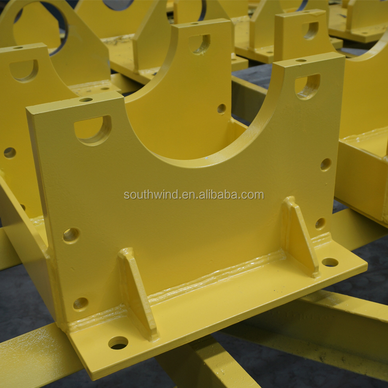 Powder Coated Metal Post Base for Composite Decking Polished Aluminum Construction