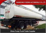 Professional 45000 Liters Fuel Tanker Semi Trailer With 5 Compartments