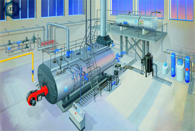 4 Ton 4000kg Oil And Gas Fired Industrial Packaged Steam Boiler For EPS Molding Production Line