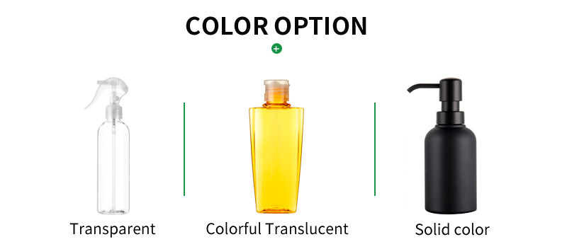 Shampoo PET Bottles 500ml 750ml 1000ml Bathroom Shampoo Dispenser Bottles