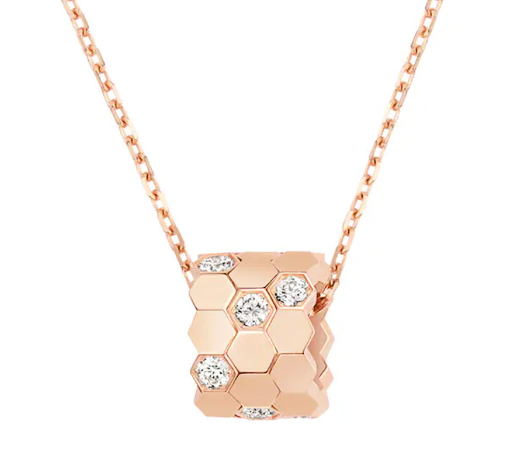C My Love Necklace Fine Jewelry Brand Jewelry 18K Rose Gold Jewelry Customization