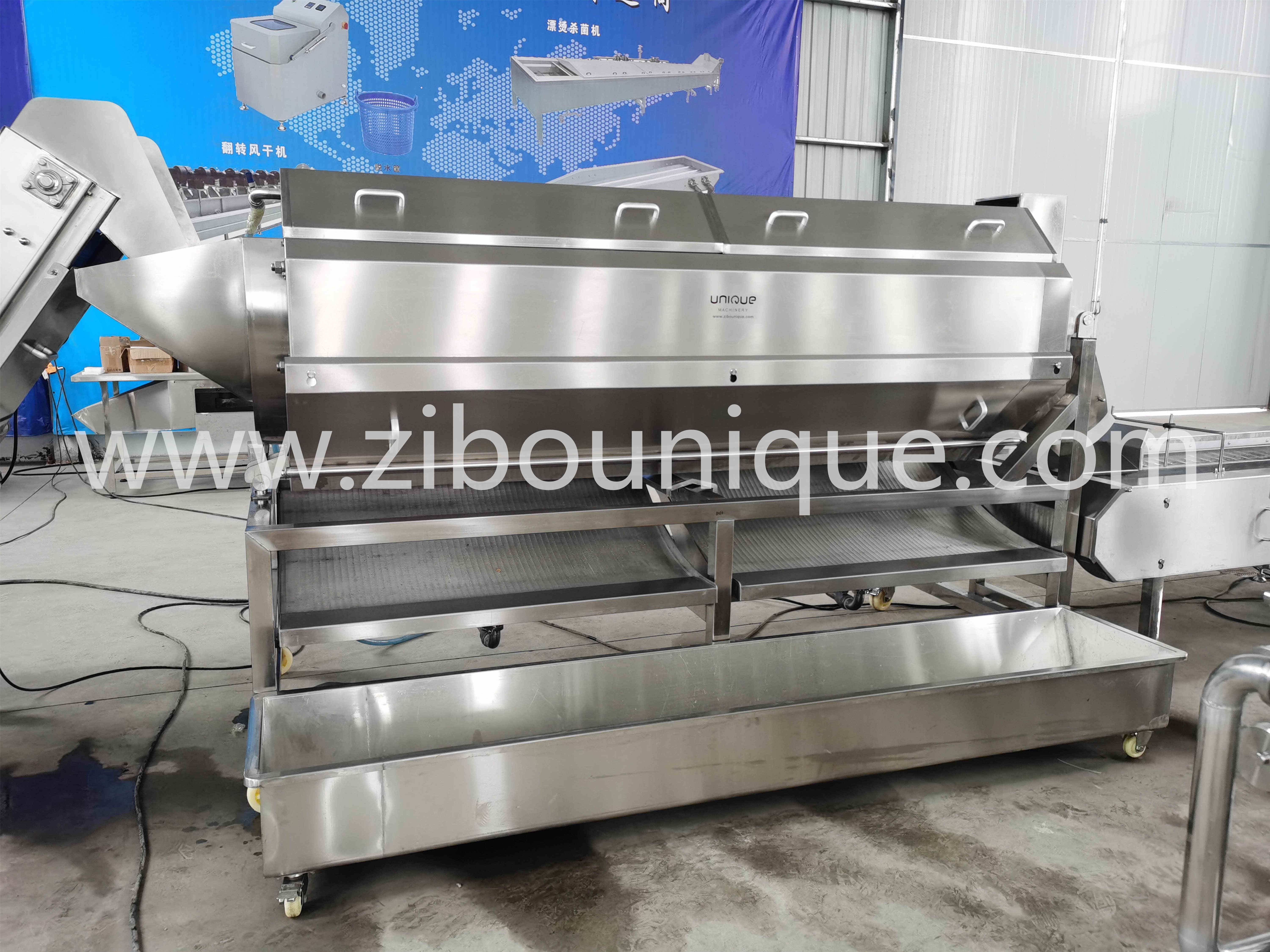 Food Processing Industries 4.12 kw Industrial Potato Peeler with Carborundum Roller
